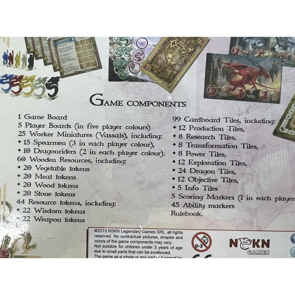 Simurgh Board Game by Pierluca Zizzi 2015 NSKN Legendary Games, New and Sealed - Picture 4 of 10